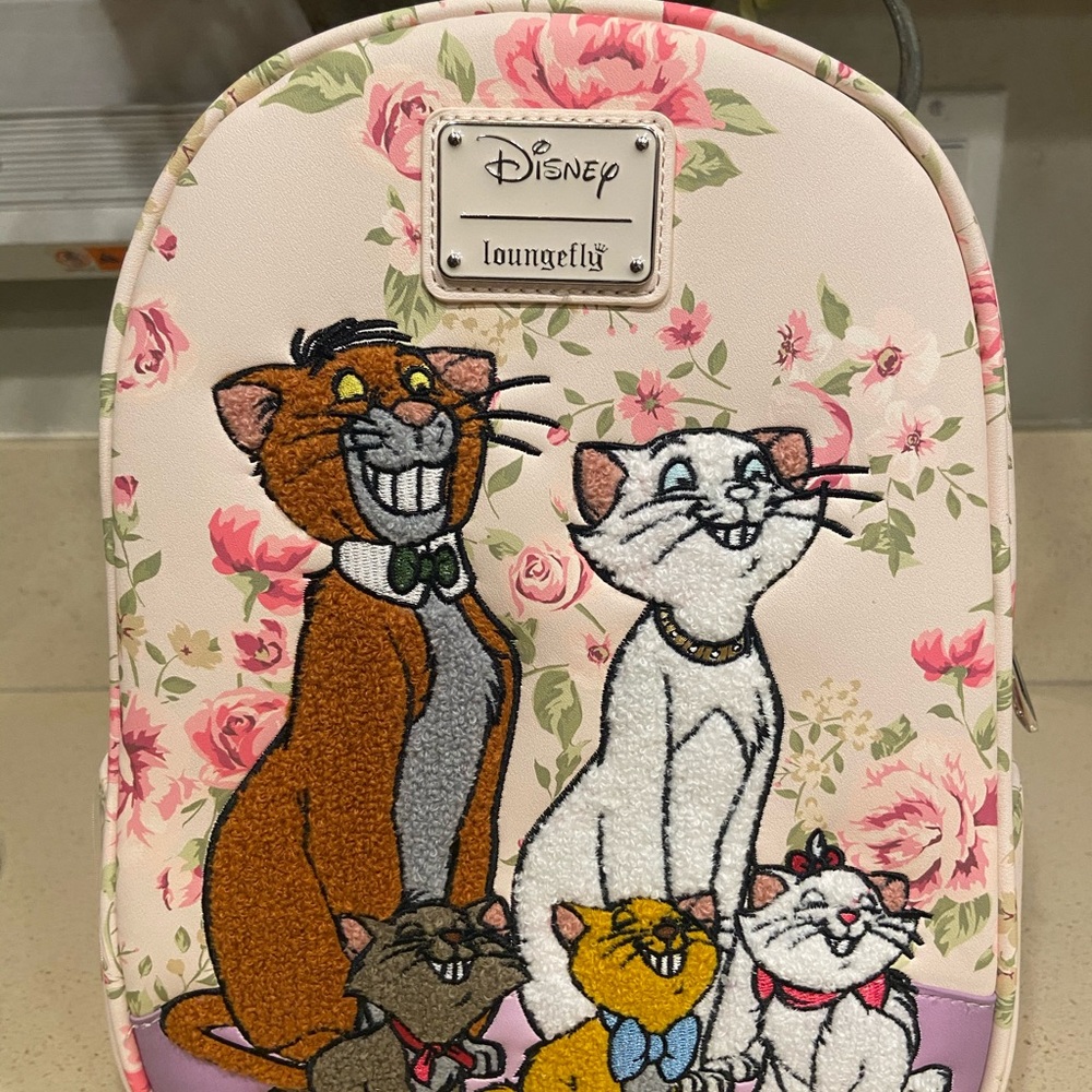 Loungefly Aristocats mini backpack and cardholder